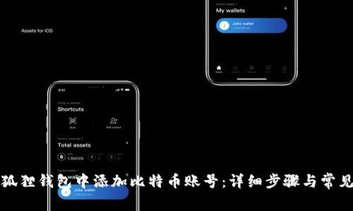 如何在小狐狸钱包中添加比特币账号:详细步骤与常见问题解答