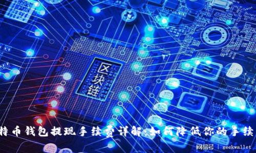 比特币钱包提现手续费详解:如何降低你的手续费?