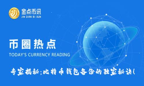 专家揭秘：比特币钱包备份的独家秘诀！